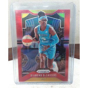 2020 Panini Prizm WNBA Red Prizm /275 Diamond DeShields #74